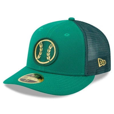 New Era Men's  Kelly Green Milwaukee Brewers 2023 St. Patrick's Day Low Profile 59fifty Fitted Hat