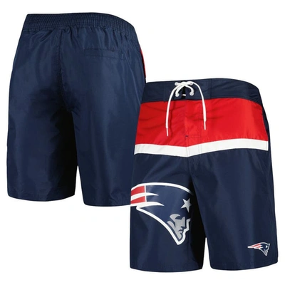 G-iii Sports By Carl Banks Navy New England Patriots Sea Wind Swim Trunks