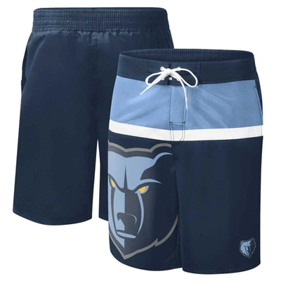 G-iii Sports By Carl Banks Navy Memphis Grizzlies Sea Wind Swim Trunks