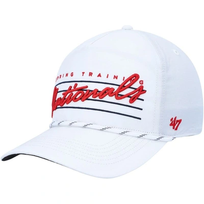 47 '  White Washington Nationals Downburst Hitch Snapback Hat