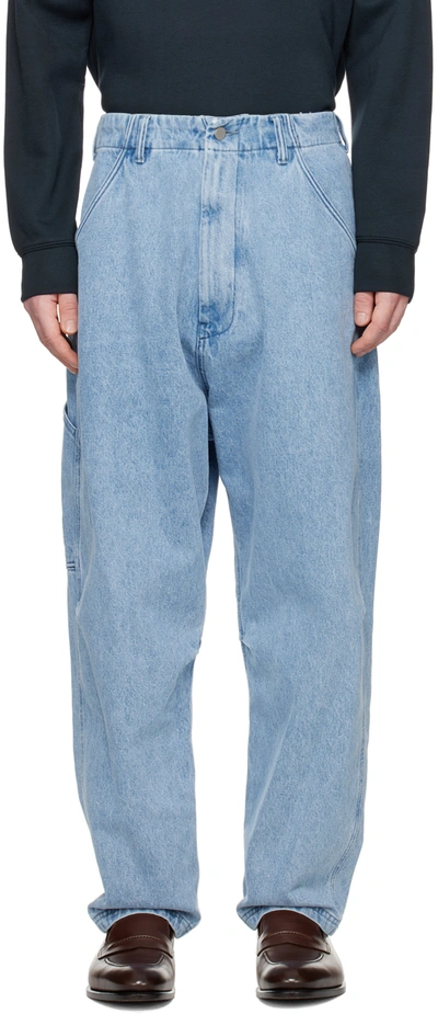 Emporio Armani J66 Baggy Jeans In Blue