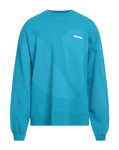 Bonsai Blue Laser Sweatshirt In Azure