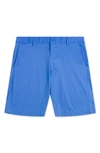 Bugatchi Flat Front Chino Shorts In Sapphire
