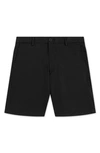 Bugatchi Flat Front Chino Shorts In Black