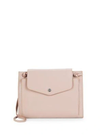 Halston Heritage Classic Leather Crossbody Bag In Bloom