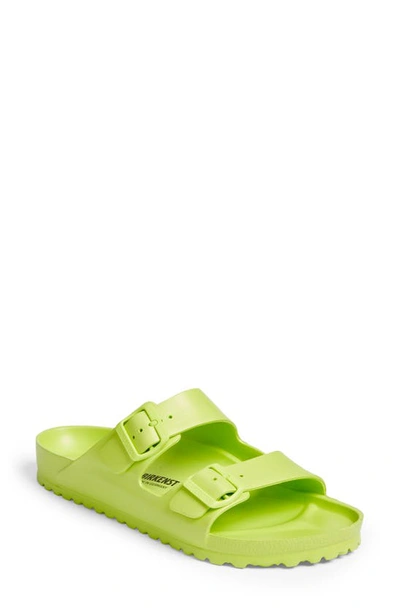 Birkenstock Essentials Arizona Waterproof Slide Sandal In Green