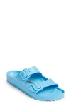 Birkenstock Essentials Arizona Waterproof Slide Sandal In Light Blue