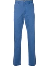 Polo Ralph Lauren Stretch Slim Chino Trousers In Blue