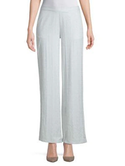 Onia Mila Checkered Pants In Sailing Blue