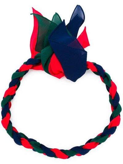 Gucci Woven Headband - Blue