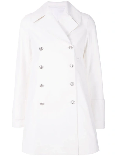 Calvin Klein 205w39nyc Double Breasted Coat In White