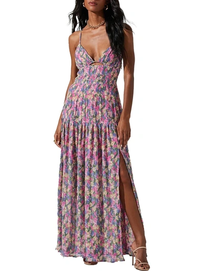 Astr Tropics Womens Floral Long Maxi Dress In Multi
