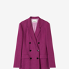 Isabel Marant Sheril Jacket Clothing In Purple