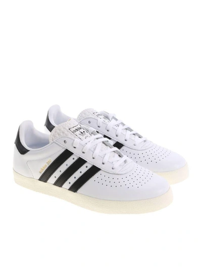 Adidas Originals 350 Leather Sneakers In White