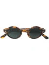 Lesca Tortoiseshell Round Frame Sunglasses