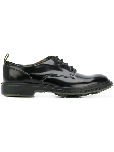 Pezzol Chunky Derby Shoes In Black