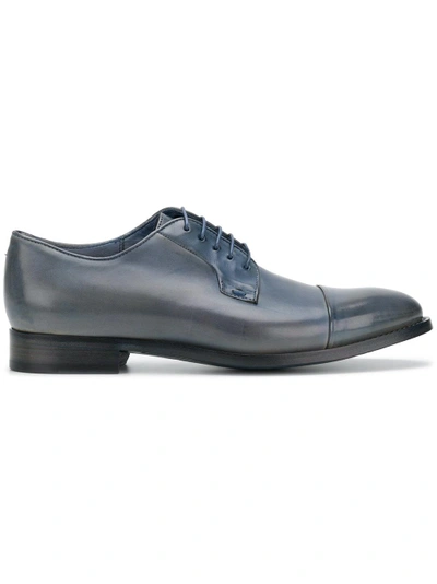 Paul Smith Ernest Derby Shoes In Blue
