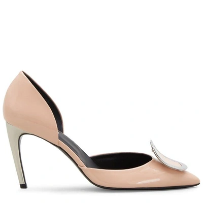 Roger Vivier Dorsay Sexy Choc Chips Pumps In Patent Leather In Pink