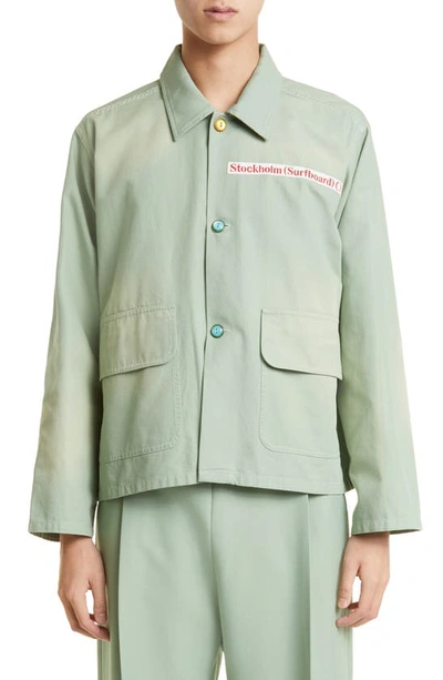 Stockholm Surfboard Club Coach Jacket In Green | ModeSens