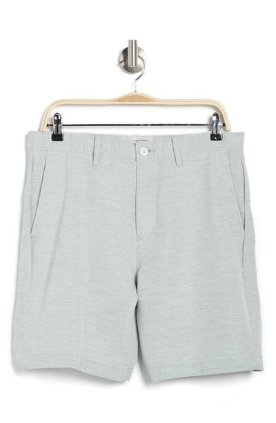 Original Penguin Heather Stripe Chino Shorts In Lichen