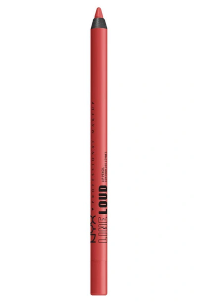 Nyx Line Loud Lip Pencil In Rebel Red