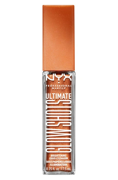 Nyx Ultimate Glow Shots Liquid Eyeshadow In Wow Cacao