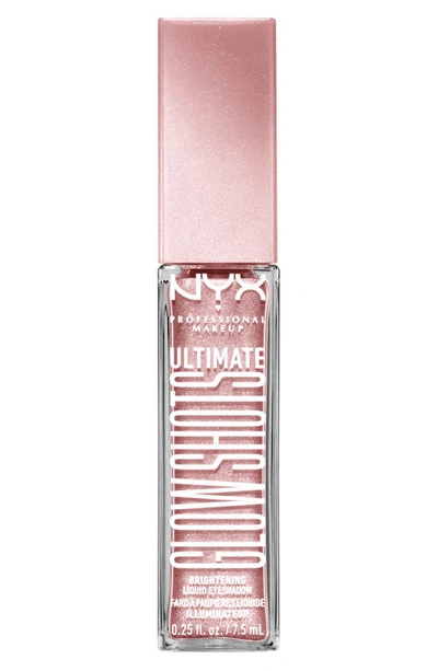 Nyx Ultimate Glow Shots Liquid Eyeshadow In Grapefruit Glow