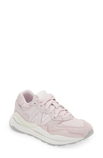New Balance 57/40 Panelled Sneakers In Stone Pink