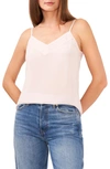 1.state Pintuck V-neck Camisole In Pink Cloud