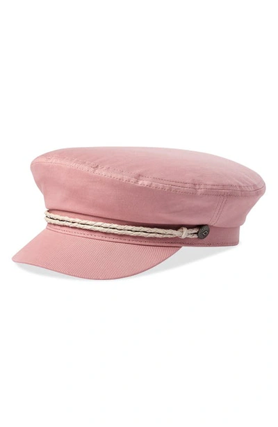 Brixton Fiddler Fisherman Cap In Pink Nectar