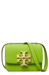 Tory Burch Small Eleanor Pebble Leather Convertible Shoulder Bag In Green