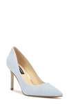 Nine West Ezra Pointy Toe Pump In Light Blue 453