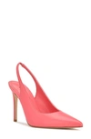 Nine West Feather Slingback Pump In Medium Pink