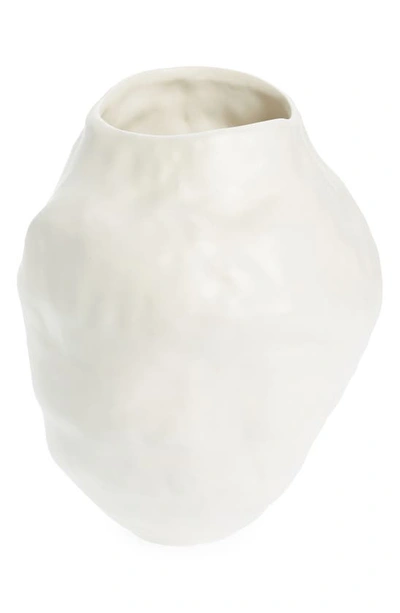 Completedworks Ceramic Vessel In Matte White