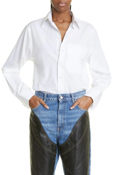 Stella Mccartney Cotton Button-up Shirt In White