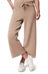 Spanx Air Essentials Wide Leg Crop Pants In Fawn