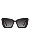 Burberry 51mm Square Sunglasses In Grey Gradient