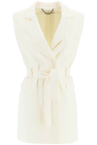 Mvp Wardrobe 'cabana' Double Breasted Mini Dress In White