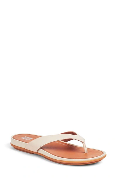 Fitflop Gracie Flip Flop In Stone Beige