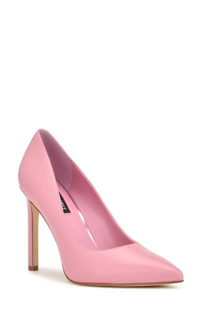 Nine West 'tatiana' Pointy Toe Pump In Medium Pink 667