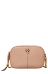 Tory Burch Mcgraw Leather Camera Bag In Goan Sand