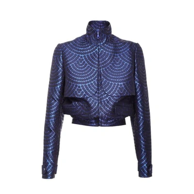 Jiri Kalfar Blue Brocade Jacket