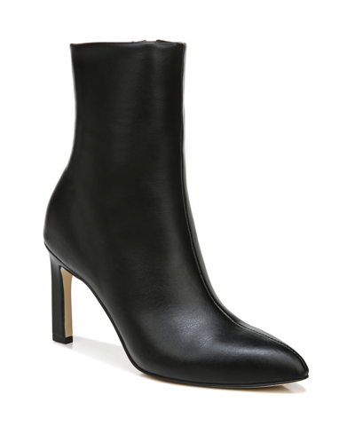 Franco Sarto Callie Dress Booties In Black Faux Leather