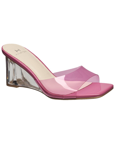 H Halston Women's Phili Transparent Heel Strap Sandals In Pink