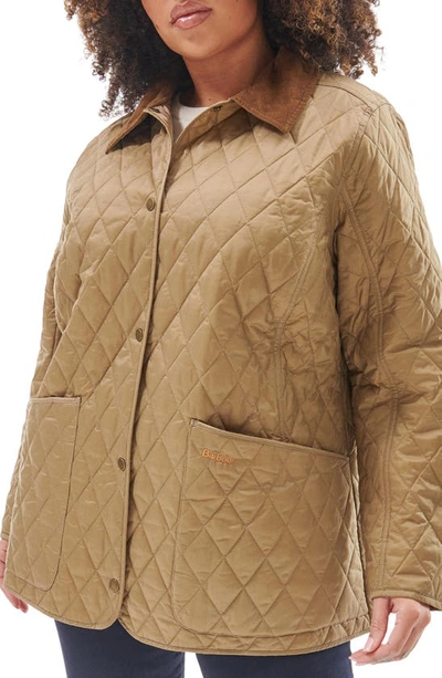 Barbour Women's Plus Size Annandale Quilted Corduroy-collar Jacket In Trench