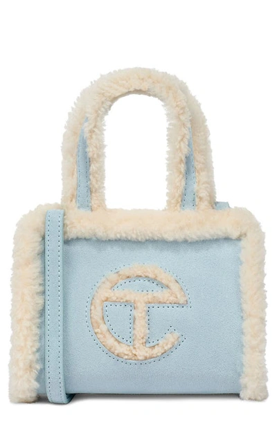 Ugg X Telfar Gender Inclusive Small Genuine Shearling Shopper In Blue
