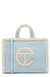 Ugg X Telfar Gender Inclusive Medium Genuine Shearling Shopper In Blue