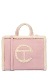 Ugg X Telfar Gender Inclusive Medium Genuine Shearling Shopper In Pink