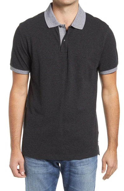 Rodd & Gunn New Haven Sports Fit Piqué Polo In Charcoal