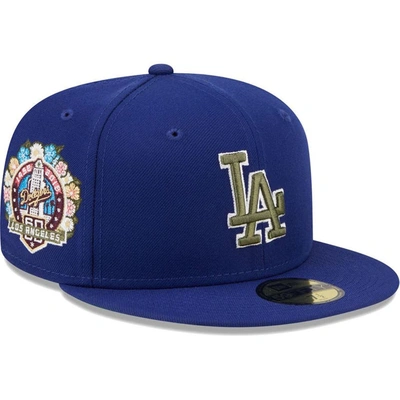 New Era Royal Los Angeles Dodgers 60th Anniversary Spring Training Botanical 59fifty Fitted Hat